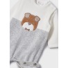 Pijama con aplique bordado bebe Mayoral