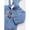 Chaqueta de tricotosa con capucha bebe Mayoral