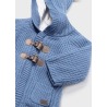 Chaqueta de tricotosa con capucha bebe Mayoral