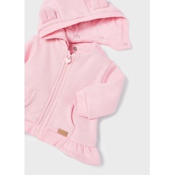 Sudadera con cremallera para bebe niña Mayoral