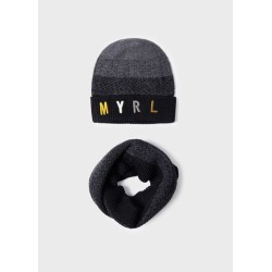 Conjunto gorro y bufanda cuello niño Mayoral