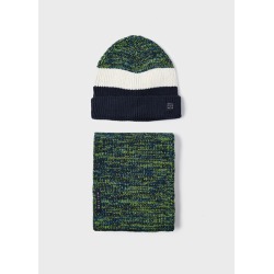 Conjunto gorro bufanda bloques niño Mayoral