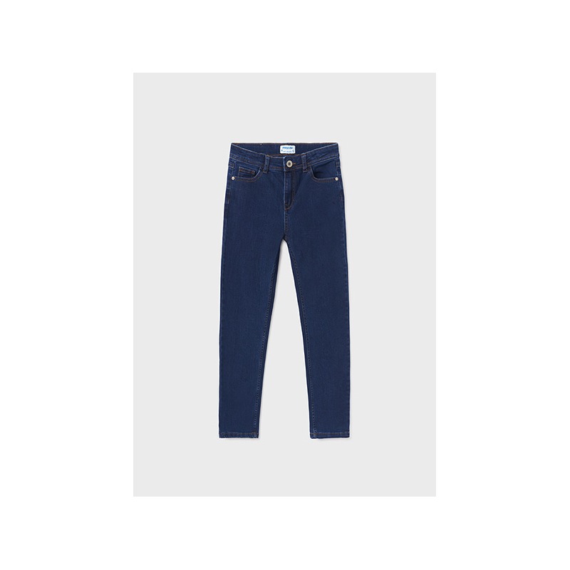 Pantalon largo tejano basico chica mayoral