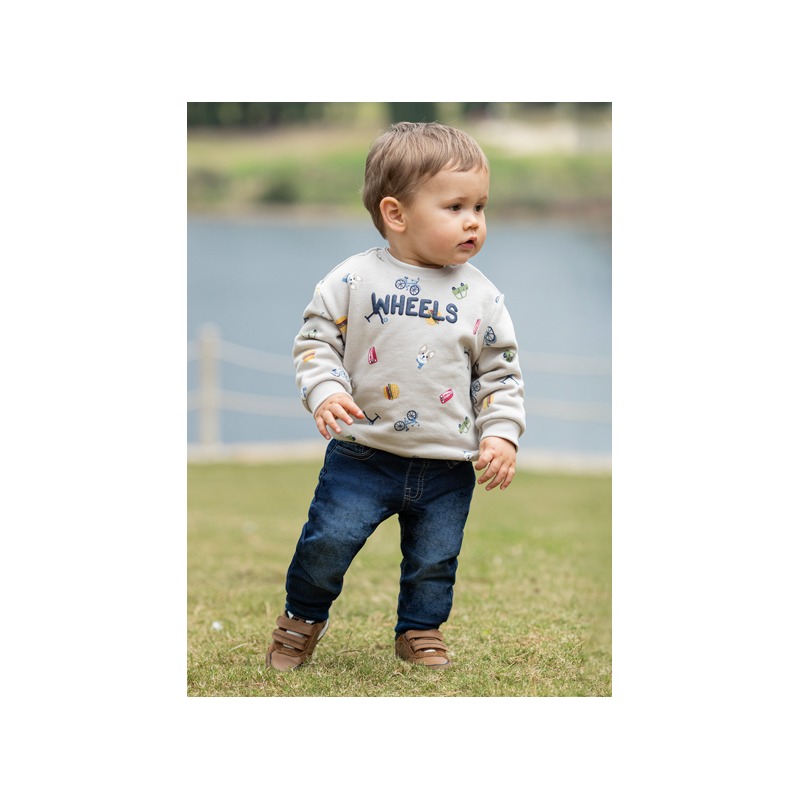 Pantalon jogger soft denim bebe niño mayoral