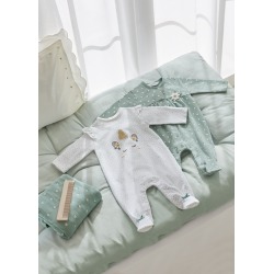 Set 2 pijamas estampados de algodón bebe niña mayoral