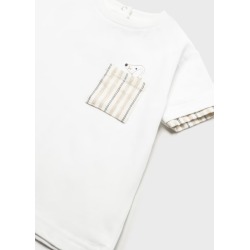 Camiseta con bordado de algodón bebé niño mayoral