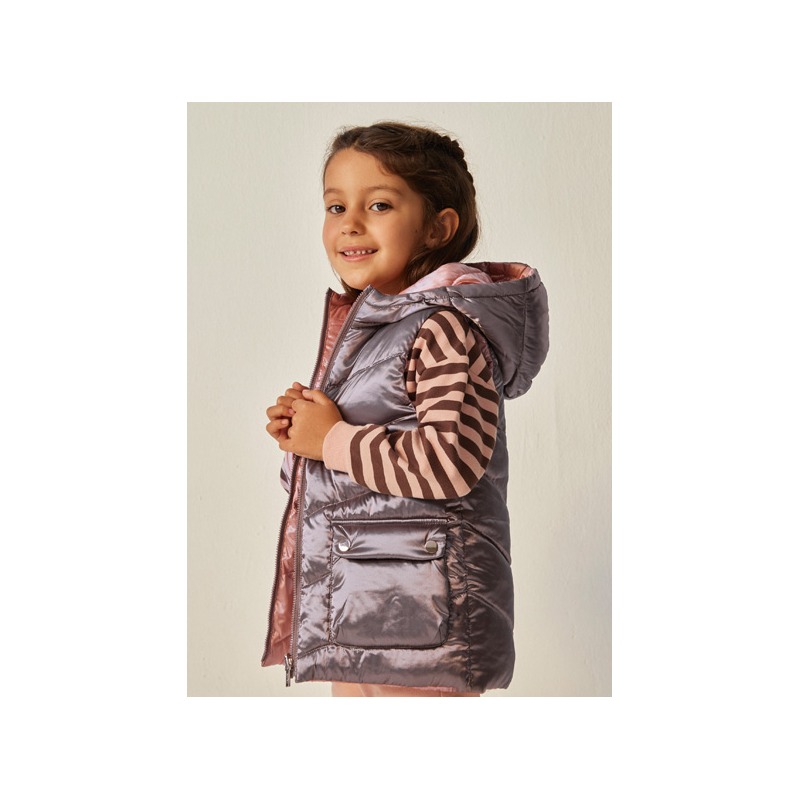 Chaleco acolchado reversible niña mayoral