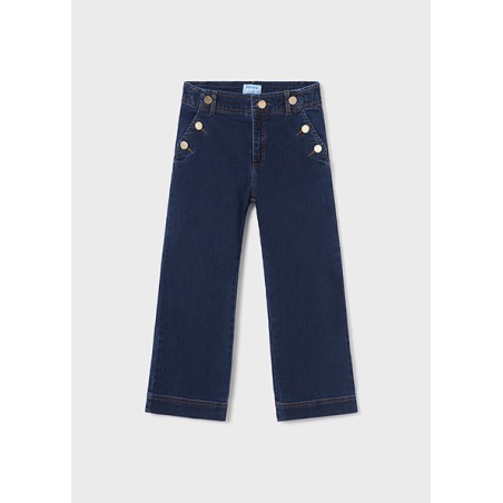Pantalon largo tejano botones chica mayoral