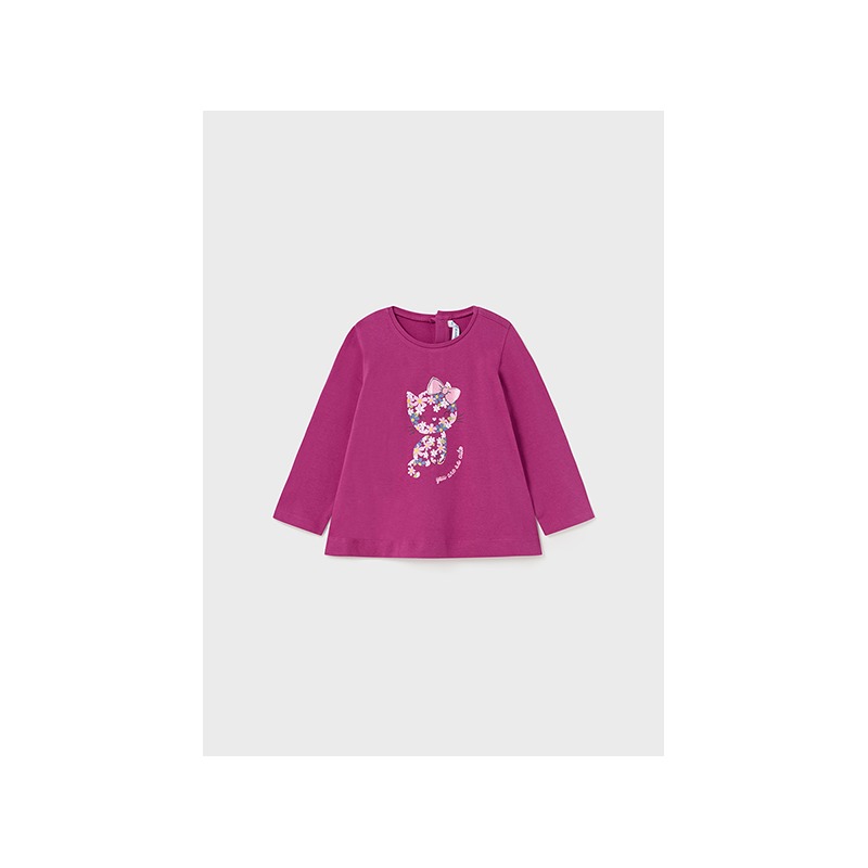 Camiseta estampación bebe niña mayoral