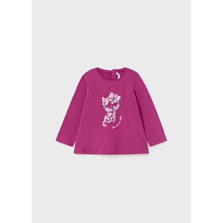 Camiseta estampación bebe niña mayoral