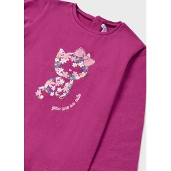 Camiseta estampación bebe niña mayoral