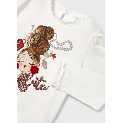 Camiseta serigrafia niña mayoral