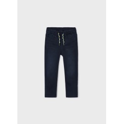 Pantalon soft denim jogger...