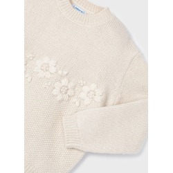 Jersey flores bordadas niña mayoral