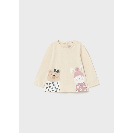 Camiseta estampación bebe niña mayoral