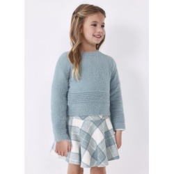 Falda cuadros niña mayoral