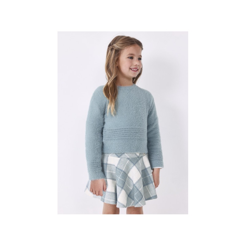 Falda cuadros niña mayoral