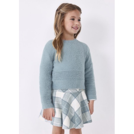 Falda cuadros niña mayoral