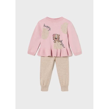 Conjunto tricot pantalon bebe niña mayoral