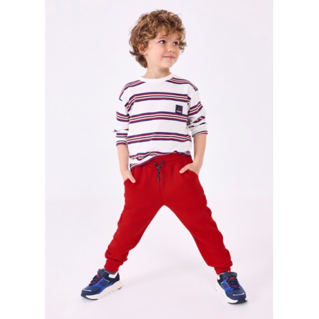 Pantalon felpa basico puños niño mayoral