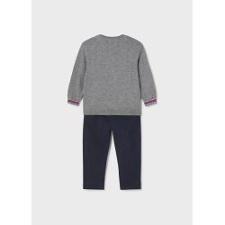 Conjunto pantalon jersey intarsia bebe niño mayoral