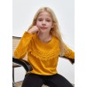 Camiseta cintas bordadas chica mayoral