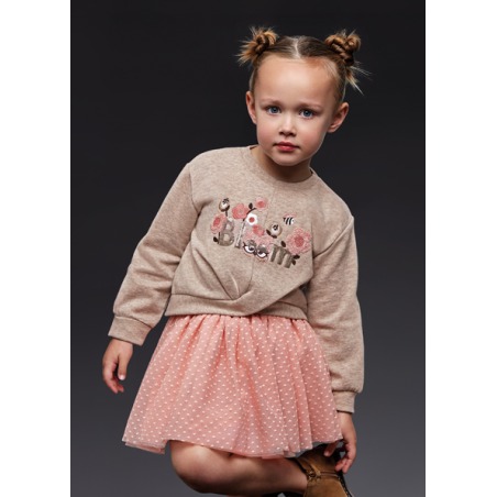 Conjunto falda tul niña mayoral
