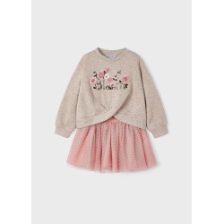 Conjunto falda tul niña mayoral