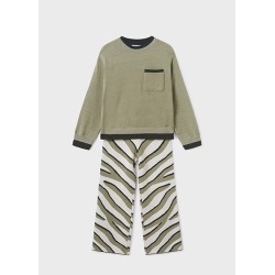 Conjunto pantalon tricot print  chica mayoral
