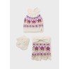 Conjunto gorro bufanda manoplas bebe niña mayoral