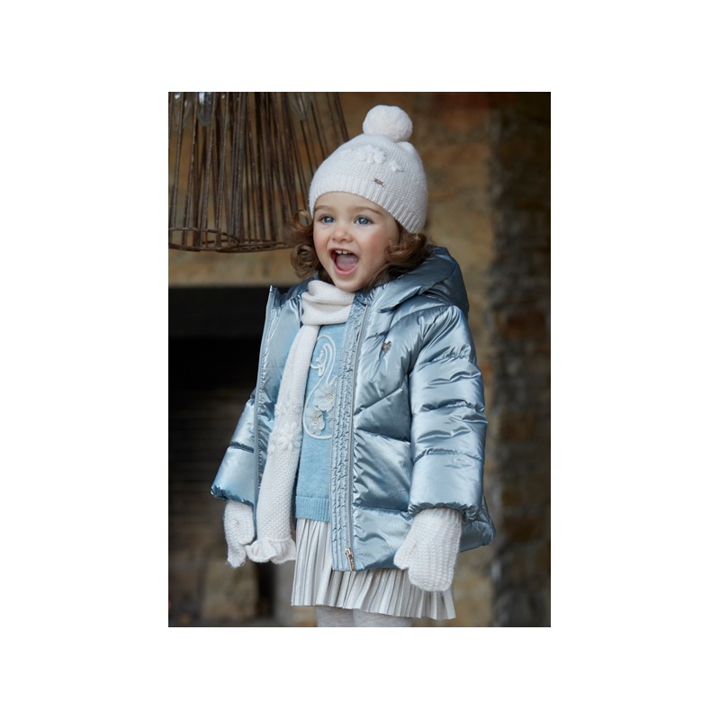 Conjunto gorro bufanda manoplas bebe niña mayoral