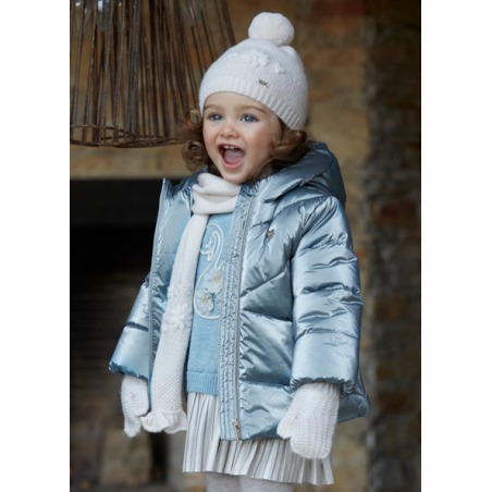 Conjunto gorro bufanda manoplas bebe niña mayoral