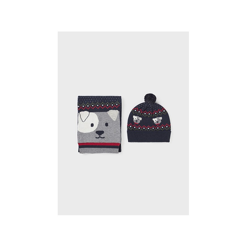 Conjunto gorro bufanda bebe niño mayoral