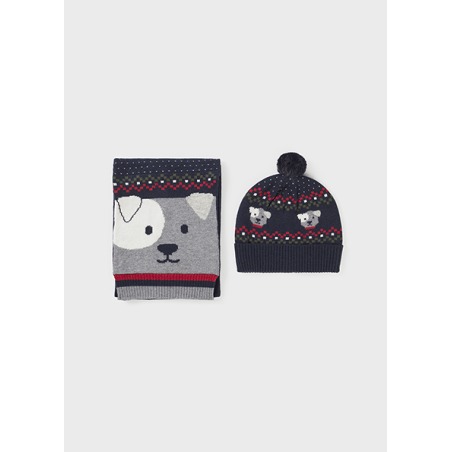 Conjunto gorro bufanda bebe niño mayoral