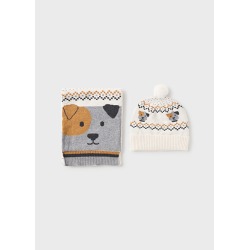 Conjunto gorro bufanda bebe...