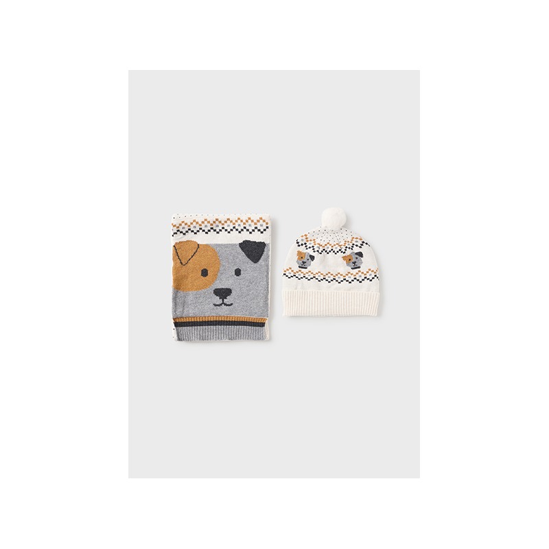 Conjunto gorro bufanda bebe niño mayoral