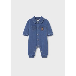 Pelele denim felpa pelo...