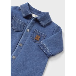 Pelele denim felpa pelo bebe Mayoral