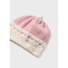 Conjunto polaina tricot y gorro bebe niña Mayoral