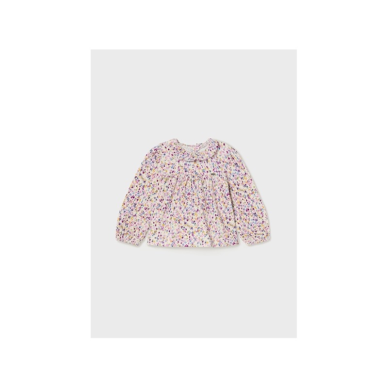 Blusa punto estampado bebe niña Mayoral
