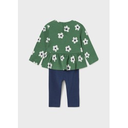 Conjunto leggings punto jacquard bebe niña mayoral