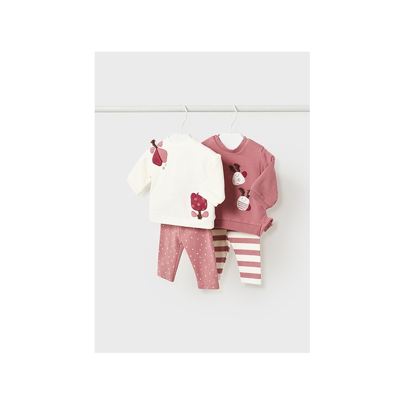 Conjunto leggings 4 piezas bebe niña Mayoral