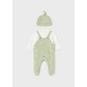Pelele peto y gorro jacquard bebe mayoral