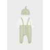Pelele peto y gorro jacquard bebe mayoral