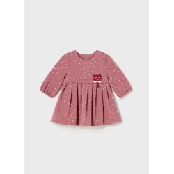 Vestido jacquard bebe niña...