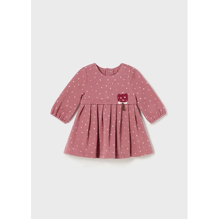Vestido jacquard bebe niña mayoral