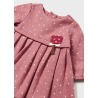 Vestido jacquard bebe niña mayoral