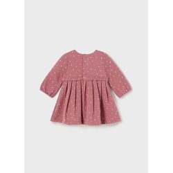 Vestido jacquard bebe niña mayoral