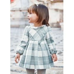 Vestido cuadros bebe niña...