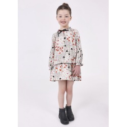 Vestido estampado niña mayoral